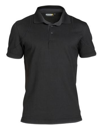 Dassy polo orbital zwart grijs l