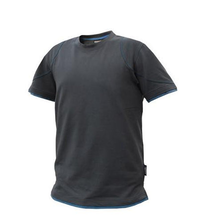 Dassy t-shirt kinetic grijs azuurblauw 4xl