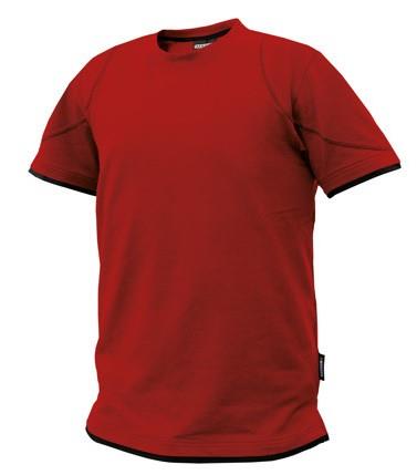 Dassy t-shirt kinetic rood zwart xs