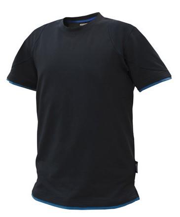 Dassy t-shirt kinetic zwart azuurblauw xxl
