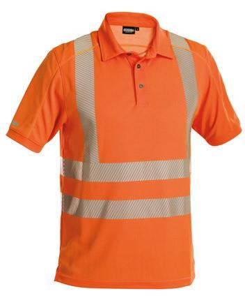 Dassy hogezichtbaarheid polo brandon oranje l