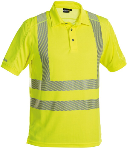 Dassy hogezichtbaarheid polo brandon geel m
