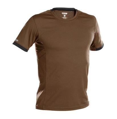 Dassy t-shirt nexus bruin grijs xs