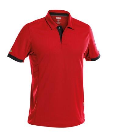 Dassy polo traxion rood zwart xxl