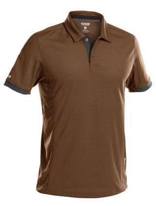 Dassy polo traxion bruin grijs xs