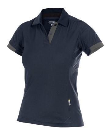 Dassy polo traxion women marine grijs l