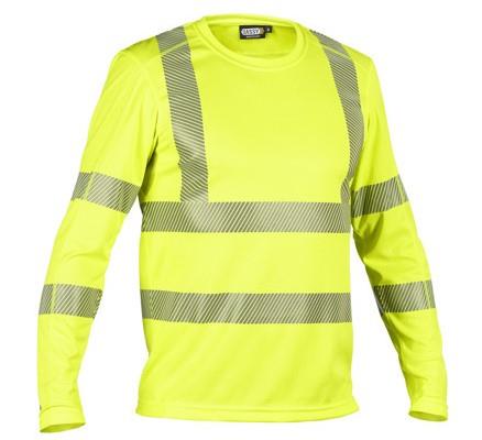 Dassy hogezichtbaarheid t-shirt carterville geel s