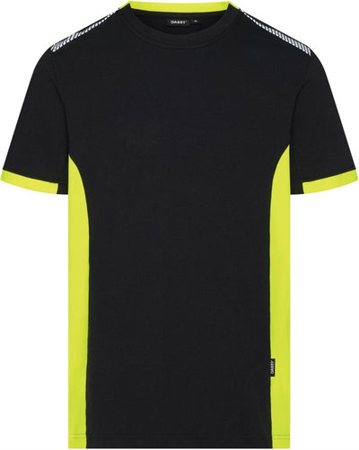 Dassy polo veracruz nachtblauw fluogeel m