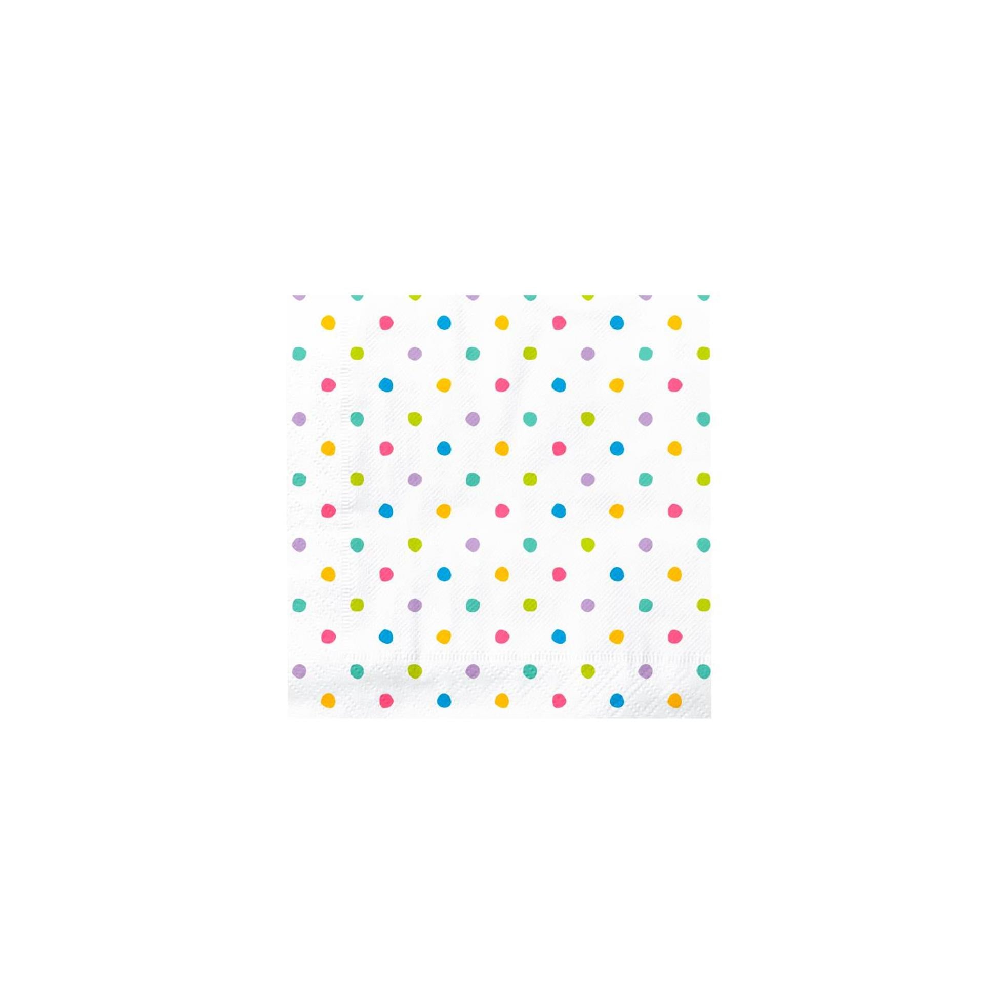 Paperdreams servetten - party dots- papier 33cm