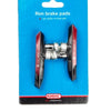 remblokken V-brake 72 x 14 mm zwart 2 stuks
