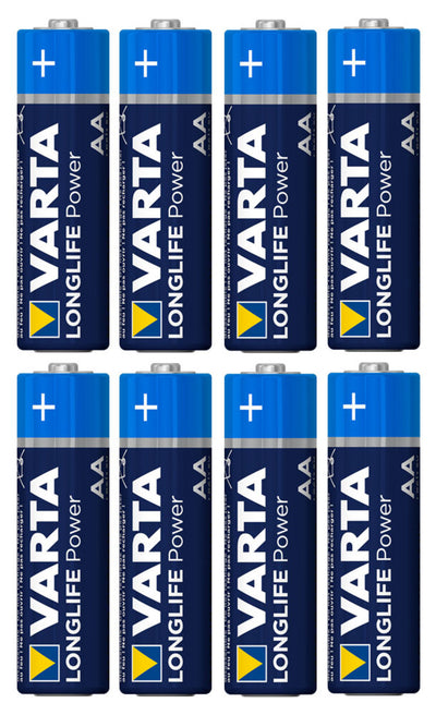Varta batt va longlife power lr6 aa penlite krt a 8