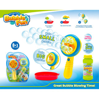Bellenblaas fan 2 in 1 | 3 stuks
