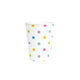 Paperdreams bekers - party dots - 250ml papier set a 6 stuks