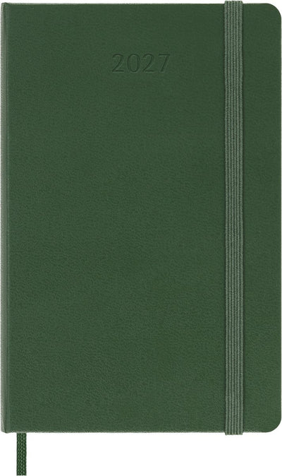 Moleskine 12 maanden agenda - 2027 - dagelijks - pocket - harde kaft - mirte groen