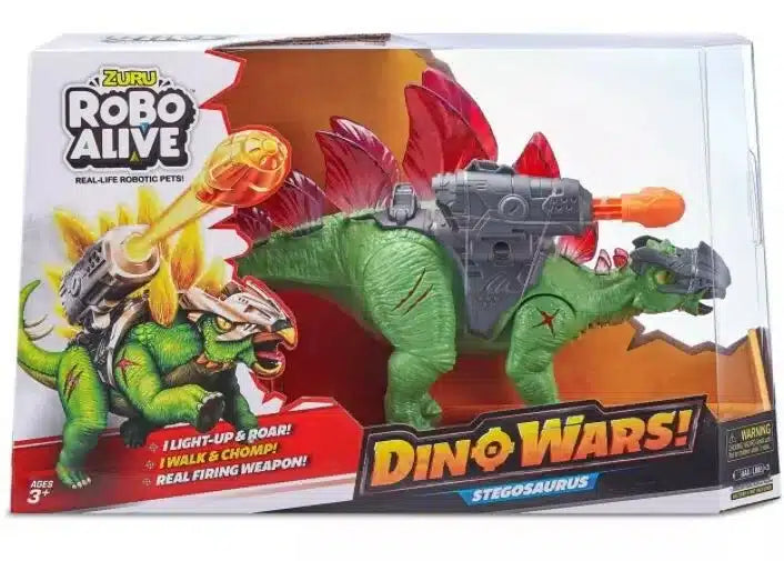Zuru robo alive dinowars met licht en geluid loopt en schiet