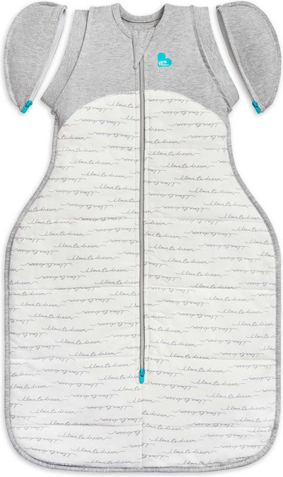 Love to dream ™ babyslaapzak swaddle up™ - inbakeren afbouwen - baby 3-6 maanden - 6-8.5 kg - winter - white