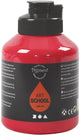 Pigment art school acrylverf – primaire rode verf – acrylaatverf – acrylic paint – hobbyverf – sneldrogend – semi transparant – semi glanzend – – 500 ml