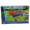 Otto simon zand en water tafel 48x32x29 cm rood geel oranje