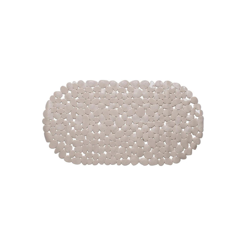 Wicotex badmat antislip stones 68x35cm taupe