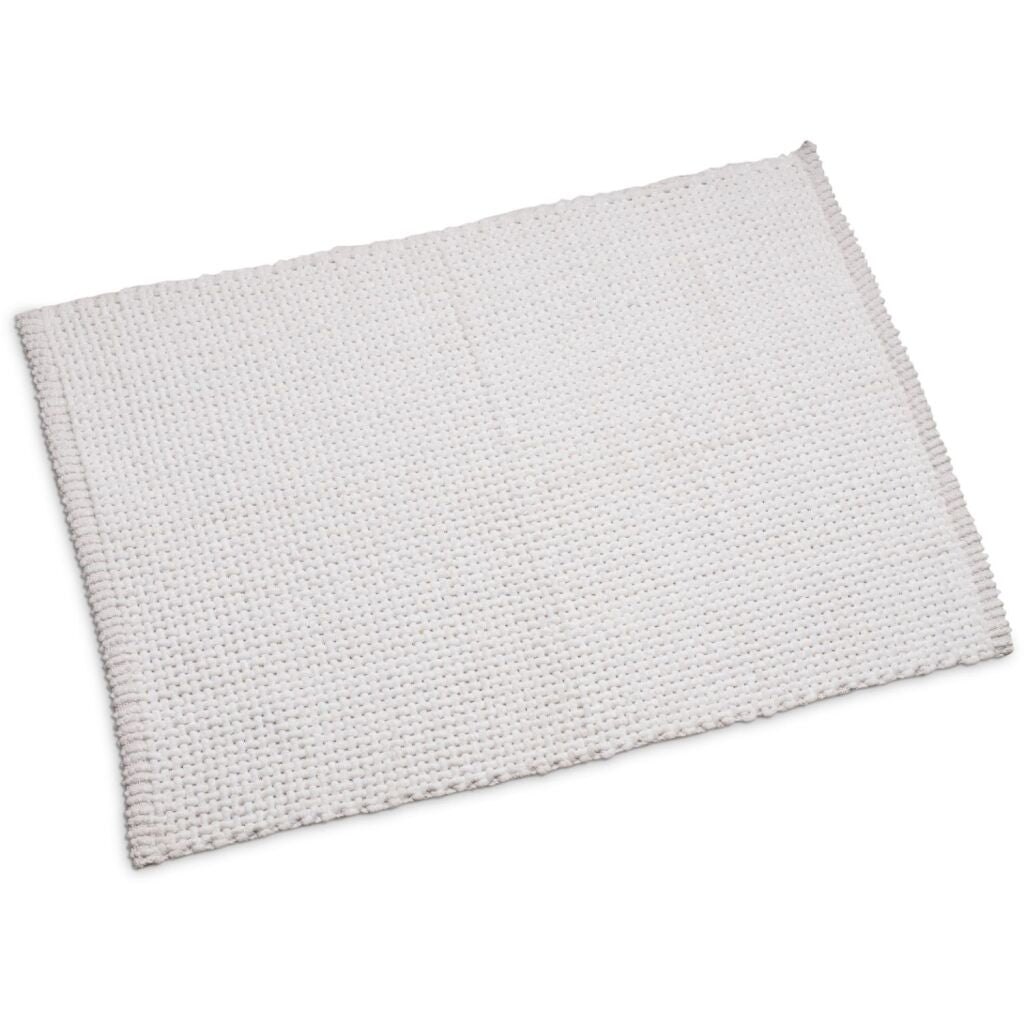 Wicotex Wicotex Anti-Slip Badmat Braid 60x90 cm Wit