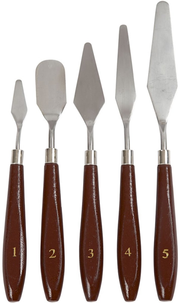 Creativ company https: www.cchobby.nl paletmessen-set-l-17-23-cm-b-1-5-2-5-cm-5-stuk-1-doos