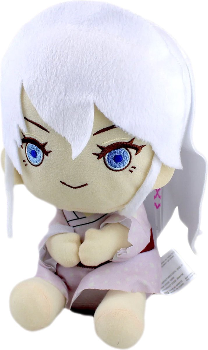 Bandai banpresto demon slayer: kimetsu no yaiba - groot pluche knuffel - ume gyutaro 20 cm