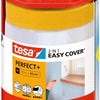 Tesa easy cover perfect+ dispenser m beschermfolie met washi tape – 33m x 0,55m