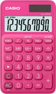 Casio sl-310uc-rd - zakrekenmachine - 10-cijferig display - zonne- en batterijvoeding - rood