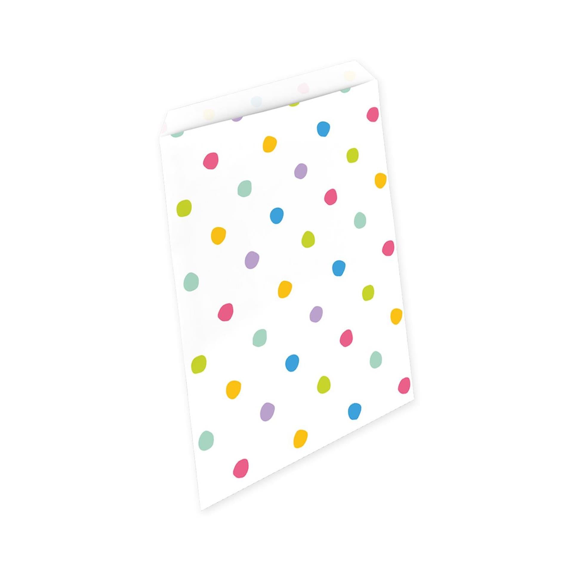 Paperdreams party gift bags - party dots - papier 23x16,5cm set a 6st