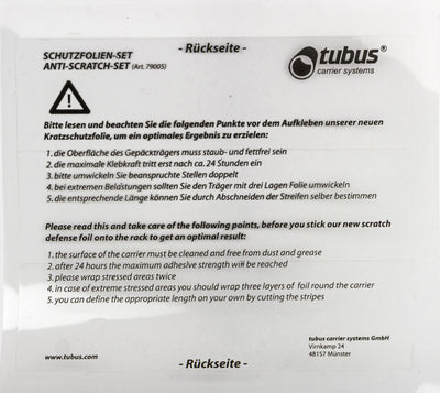 Tubus anp dragd bescherm sticker