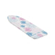 Leifheit strijkplankhoes cotton classic s - 112 x 35 cm strijkvlak - 3 mm dikke molton - roze - wit - blauw