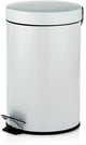 Kela monaco pedaal afvalemmer - 3 l - wit -