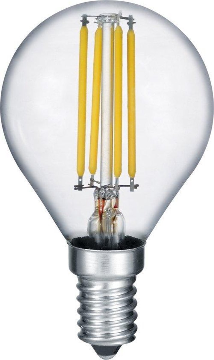 Trio lampe - lichtbronnen - transparant helder - e14 - 4 5w - 2700k - 470lm