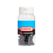 Elvedes rubber balgjes zwart 0.8-1.2mm. 25 stuks in pot - afbeelding 1