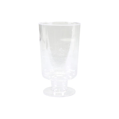 Plastic borrelglas op voet (20x 4cl)