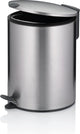 Kela pedaal afvalemmer, 5 l, zilver - | mats