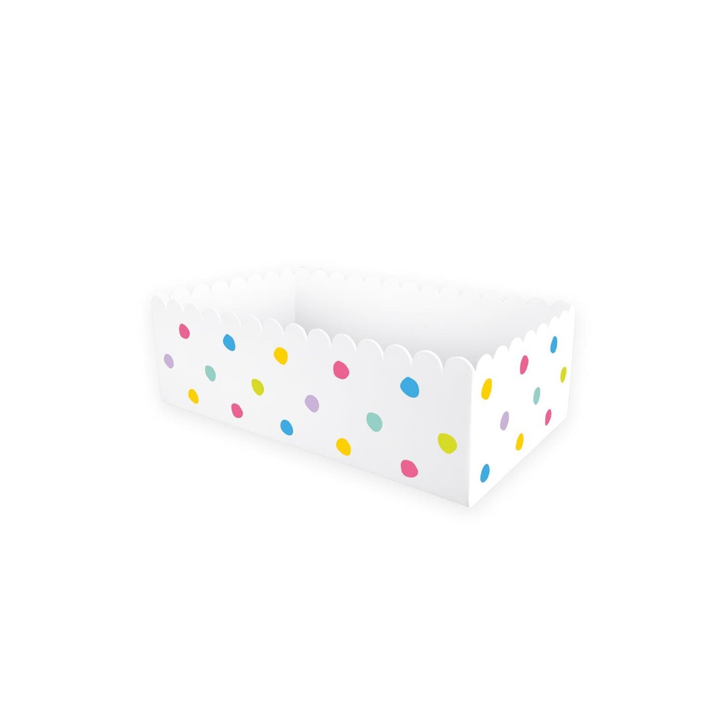 Paperdreams snack doosjes - party dots- papier 6 -delig 14x8x4,5cm