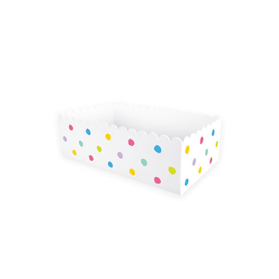 Paperdreams snack doosjes - party dots- papier 6 -delig 14x8x4,5cm