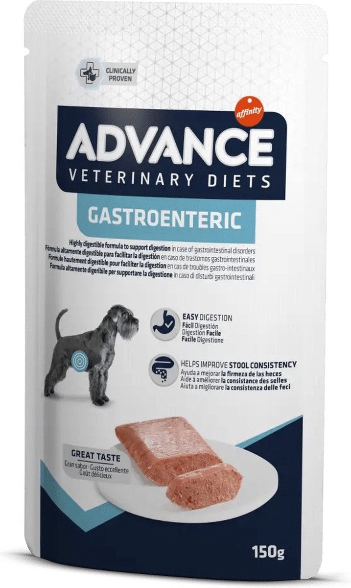 Advance veterinary diet dog - gastro enteric - hondenvoer - 8x150 g