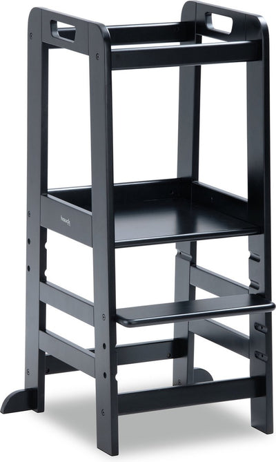 Hauck learn n explore - leertoren - opstapje - fsc® mix gecertificeerd beukenhout - black