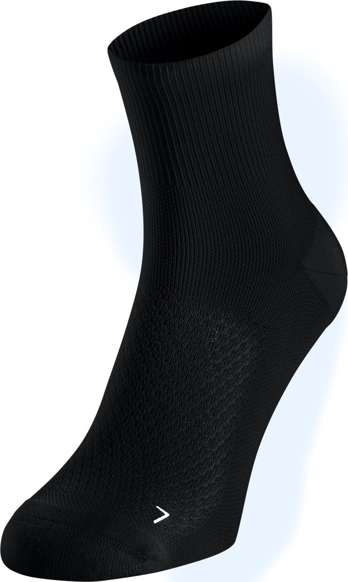 Odlo essentials enkellange sokken - unisex - zwart - 36-38