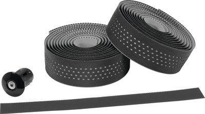 Ergotec stuurlint san remo bar tape san remo pu+gel,black grey