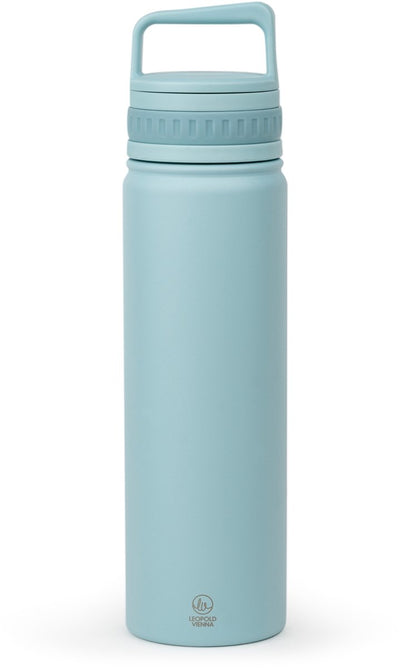 Leopold vienna - drinkfles moshi to-go beker thermosfles - dubbelwandig rvs - mint