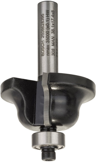 Bosch - paneelfrees b 8 mm, r1 6,3 mm, b 12,7 mm, l 17,4 mm, g 61 mm
