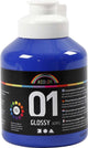 A-color glossy acrylverf, blauw, 01 - glossy, 500 ml