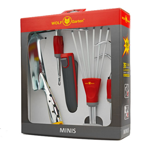 Wolf-garten multi-star miniset p 262 tuinset (rood grijs, 5-delig)