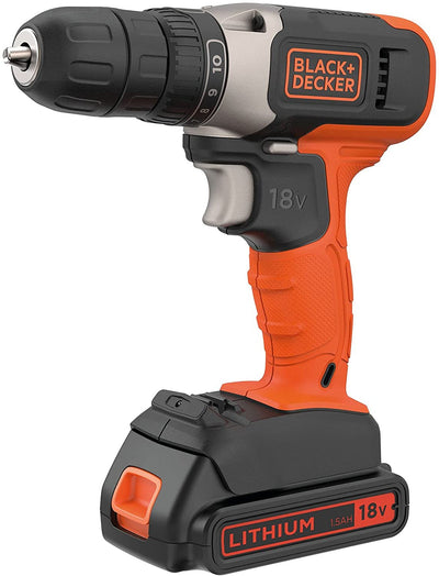 Black+decker bcd001c1 | 18v 1.5ah schroefboormachine - bcd001c1-qw