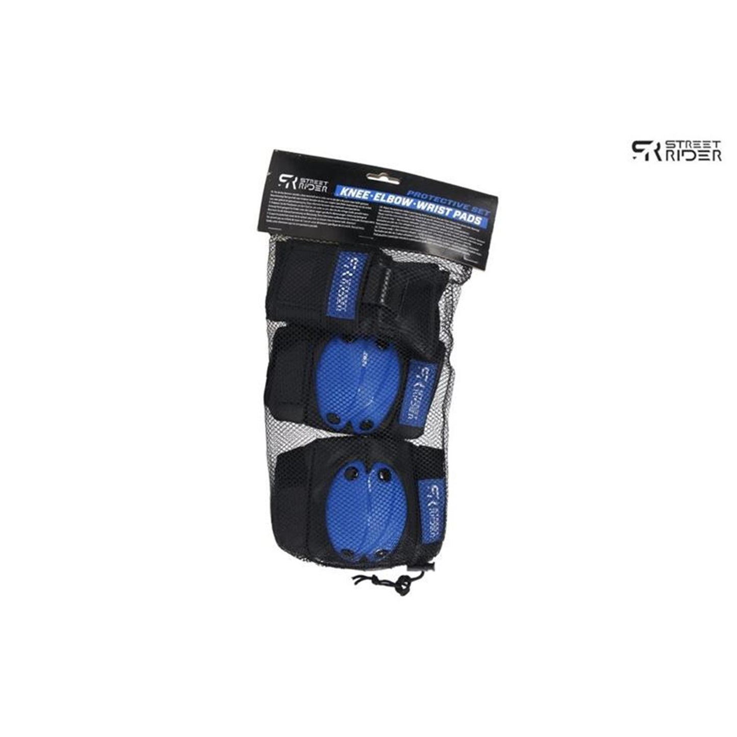 Street rider beschermset s - blauw, 6dlg.