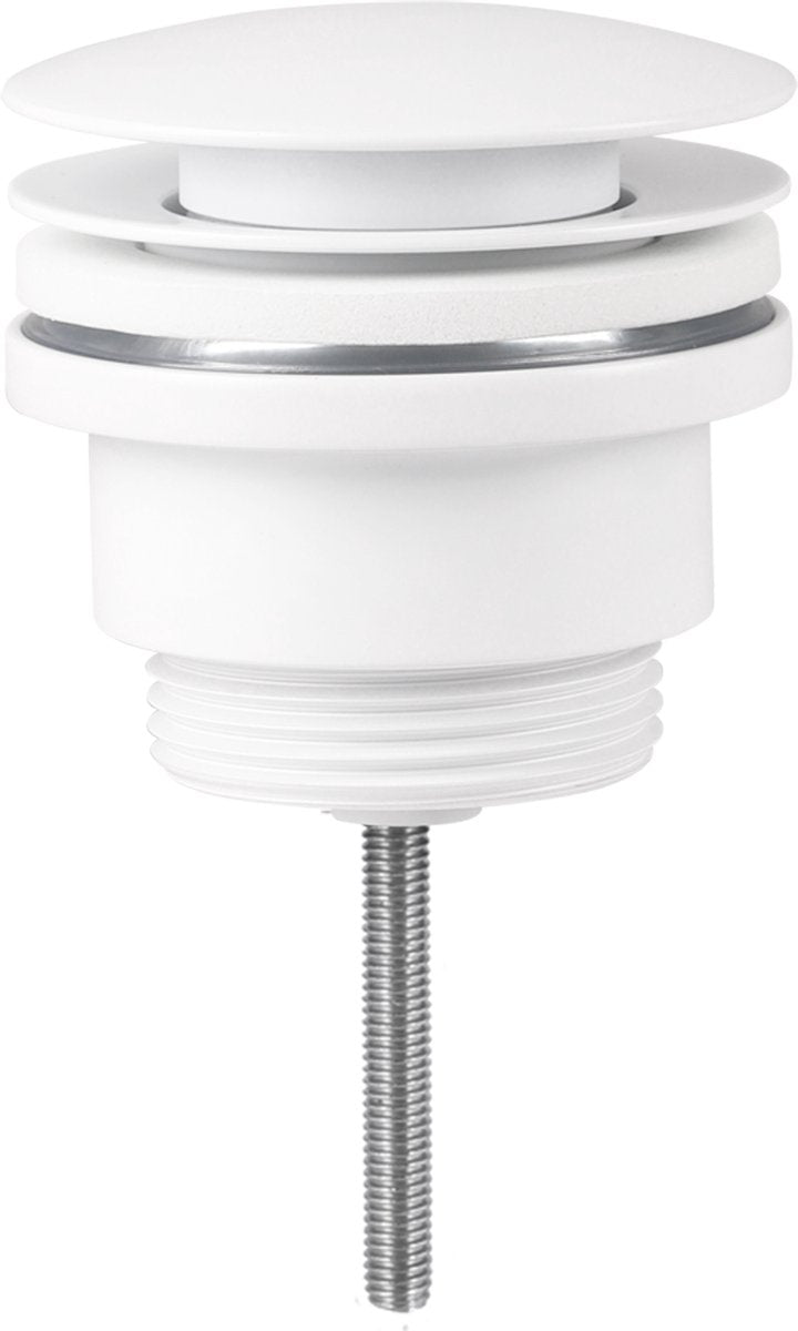 Differnz design afvoerplug mat wit