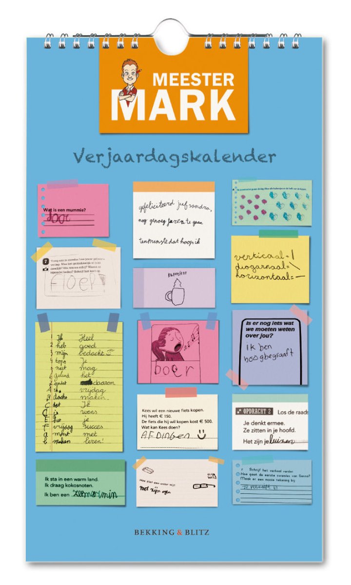 Bekking blitz meester mark verjaardagskalender